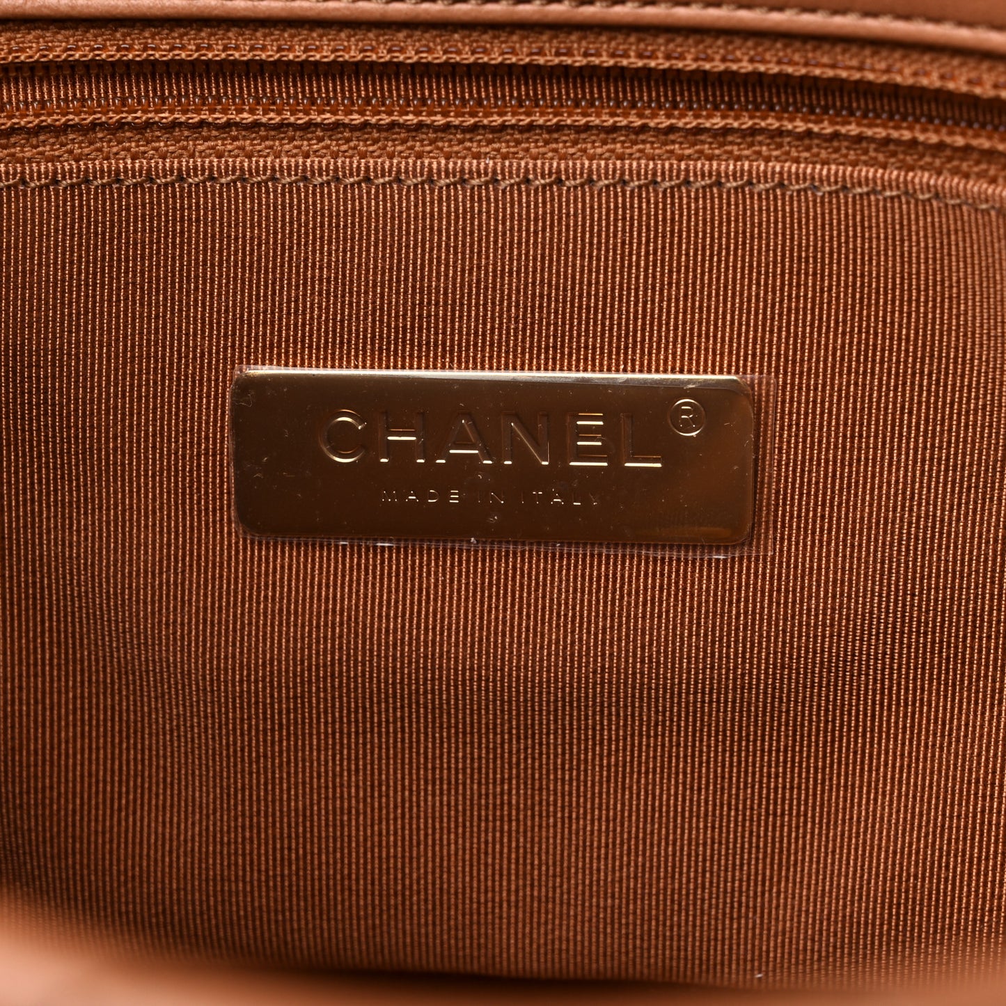 Lambskin Quilted Medium Chanel 19 Flap Brown