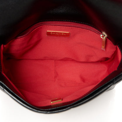 Chanel Lambskin Quilted Medium Chanel 19 Flap Black 5 of 10