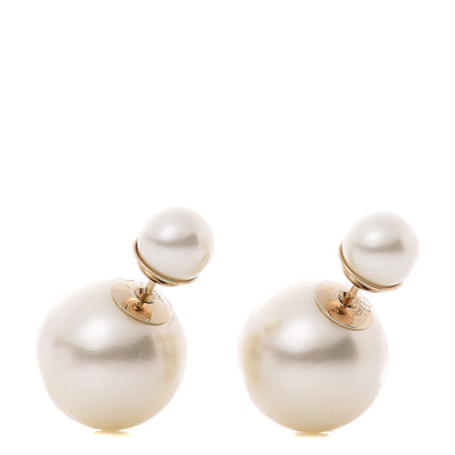 Christian Dior Pearl Mise En Dior Tribal Earrings 1 of 4