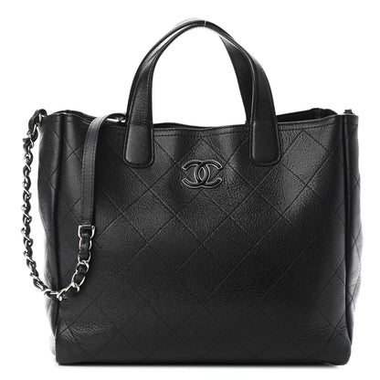Chanel Caviar Stitched Medium Lady Coco Shopping Tote Black 1 of 5