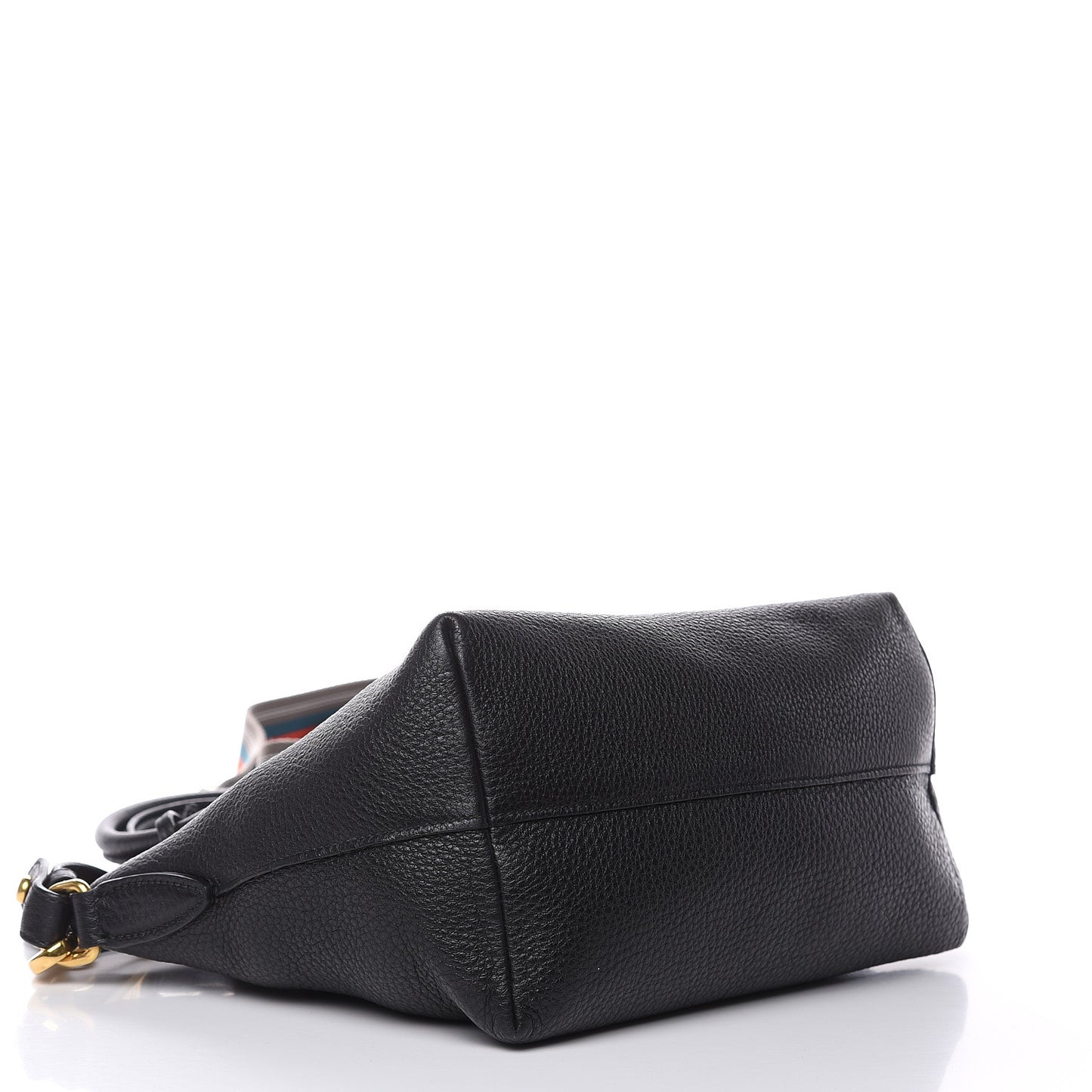 Vitello Daino Tote Black