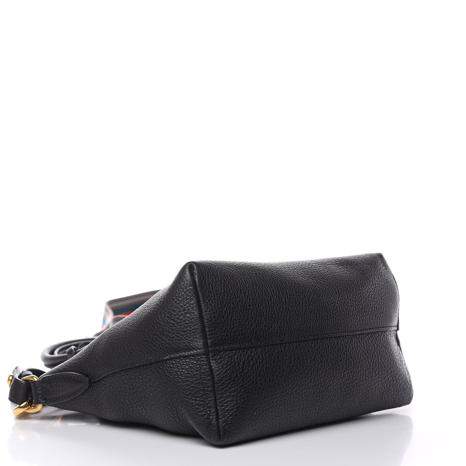 Prada Vitello Daino Tote Black 5 of 10