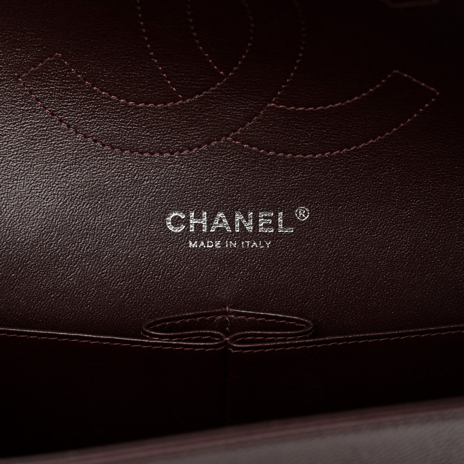 Chanel Caviar Quilted Jumbo Double Flap Burgundy 7 of 10