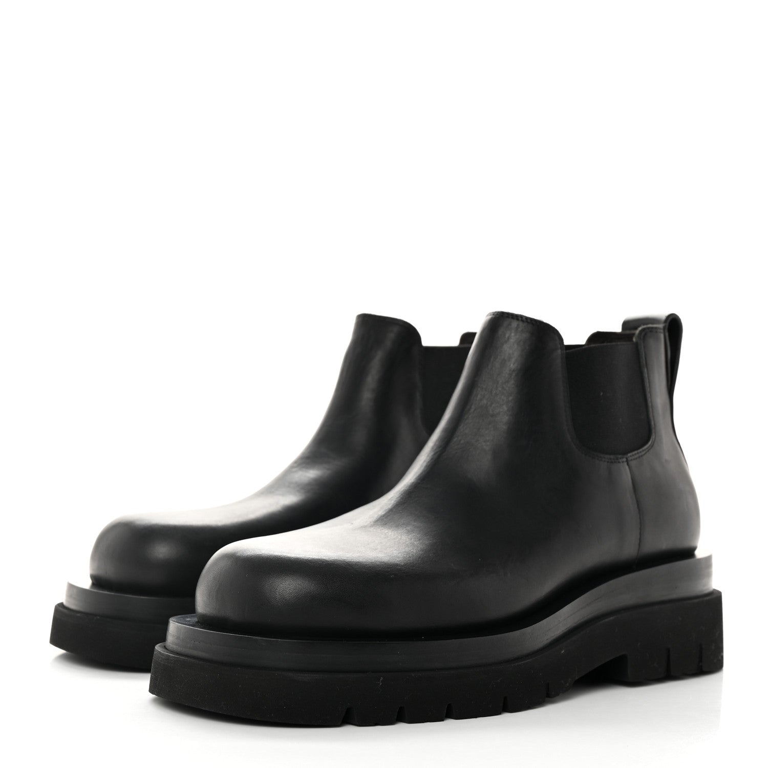 Bottega Veneta Calfskin The Lug Chelsea 55mm Cropped Boots 36.5 Black 3 of 7