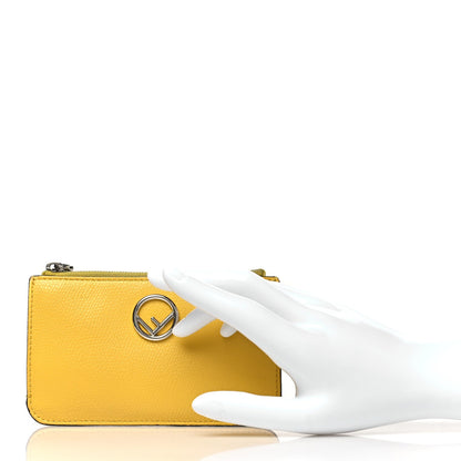 Fendi Vitello Cruise F is Fendi Zip Card Holder Sunflower 2 of 8