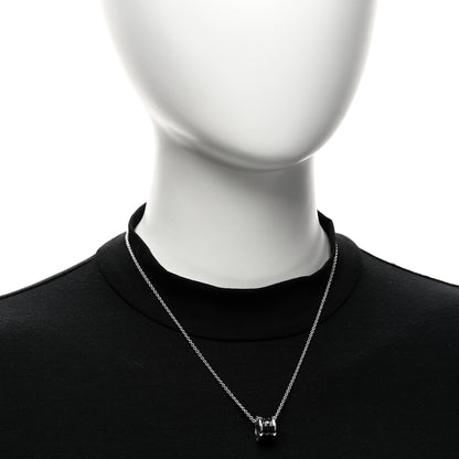 Bulgari Sterling Silver Ceramic Save The Children Pendant Necklace 2 of 5