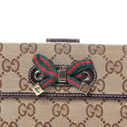 Gucci Monogram Princy Continental Wallet Brown 9 of 12