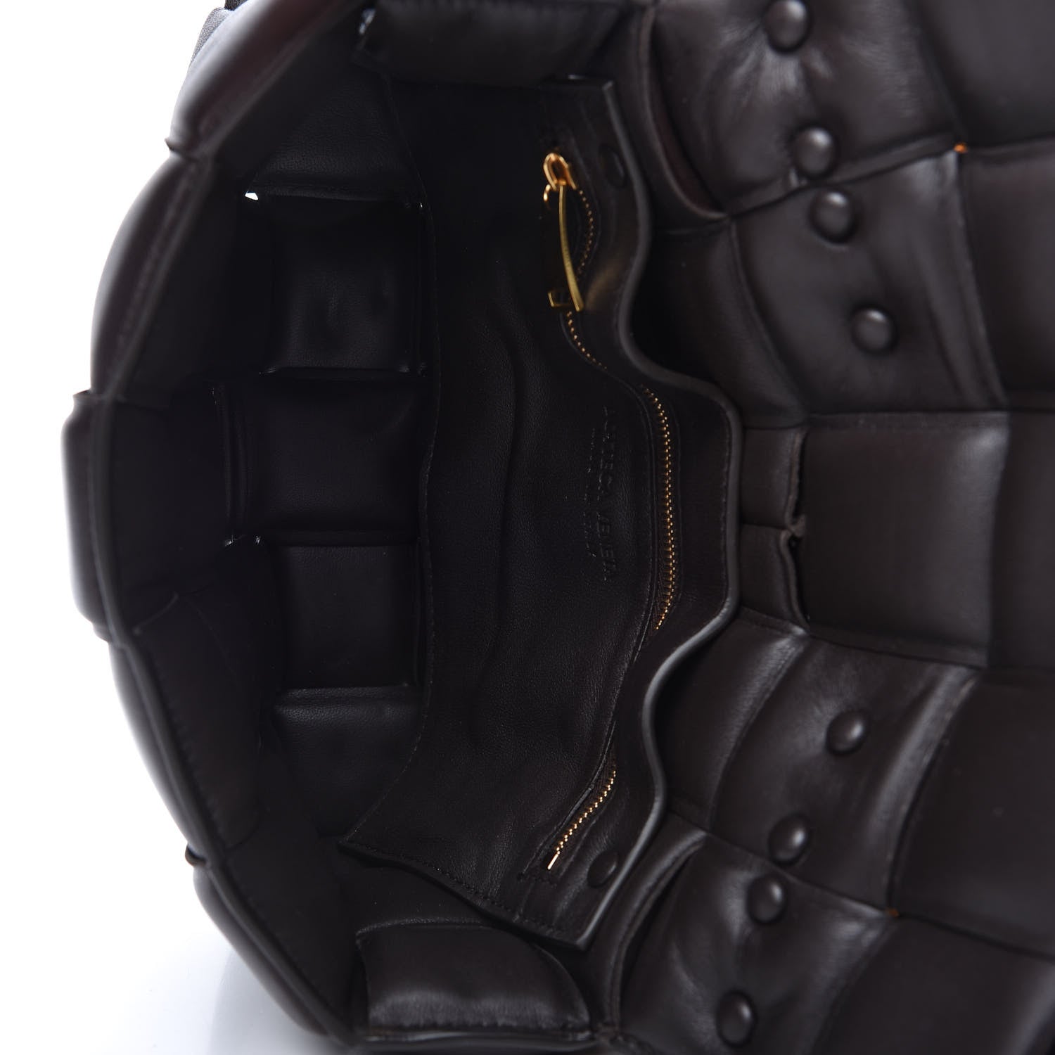 Bottega Veneta Lambskin Maxi Intreccio Padded Chain Cassette Crossbody Bag Black 6 of 8