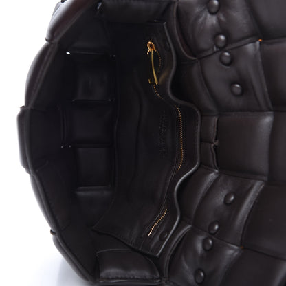 Bottega Veneta Lambskin Maxi Intreccio Padded Chain Cassette Crossbody Bag Black 6 of 8