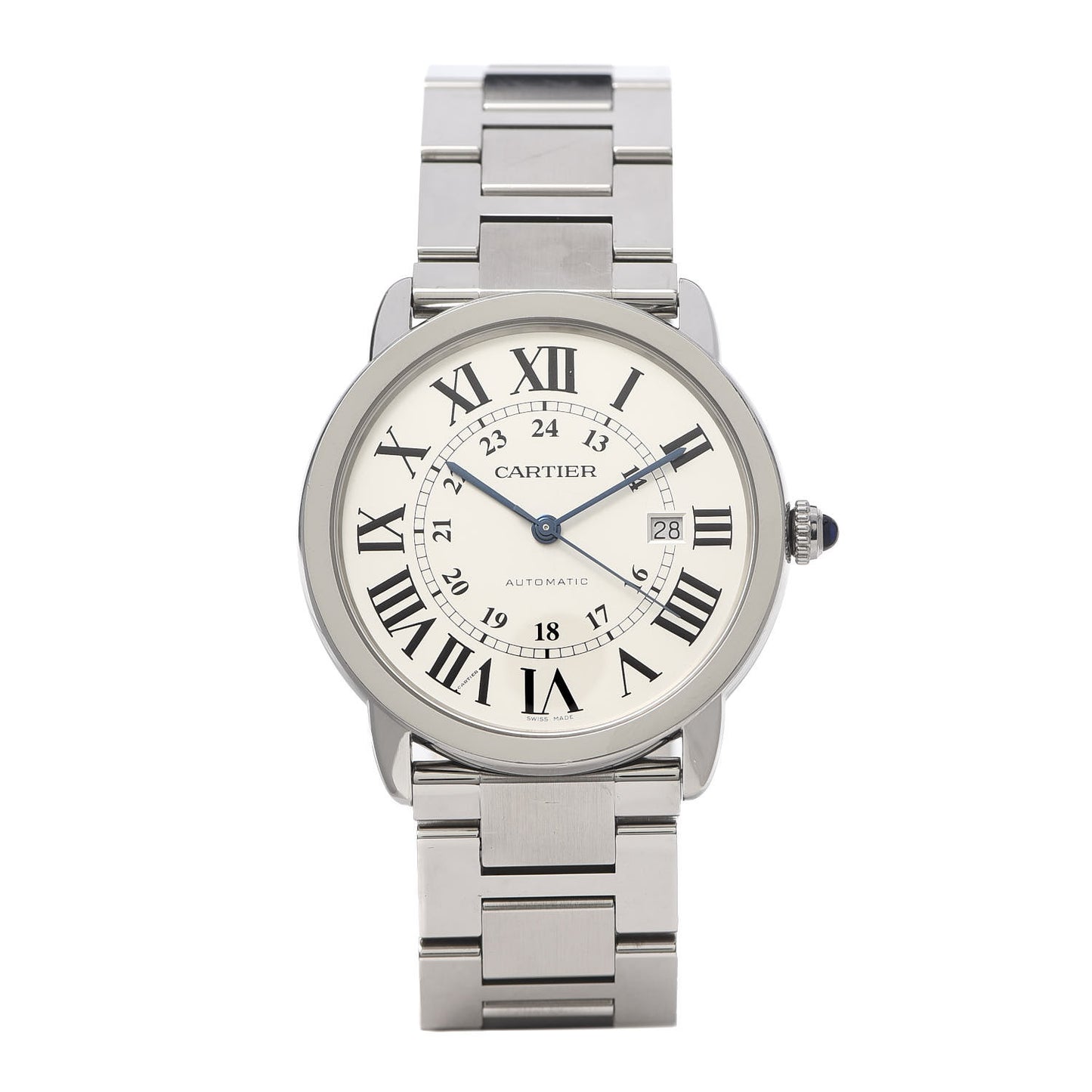 Stainless Steel 42mm Ronde Solo Automatic Watch