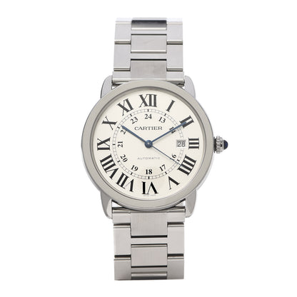 Cartier Stainless Steel 42mm Ronde Solo Automatic Watch 1 of 6
