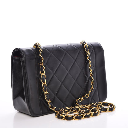 Chanel Lambskin Quilted Small Single Flap Black 3 of 8
