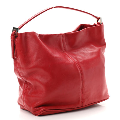 Fendi Nappa Hobo Red 3 of 9