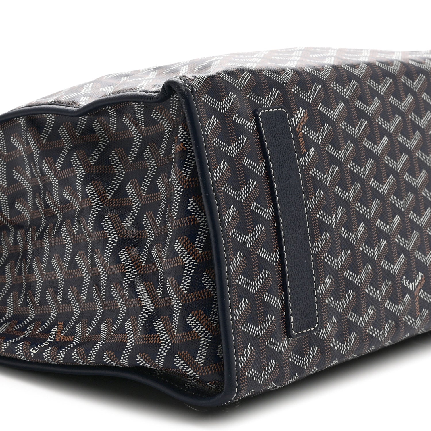 Goyard Goyardine Saint Leger Soft Briefcase Backpack Navy 9 of 12