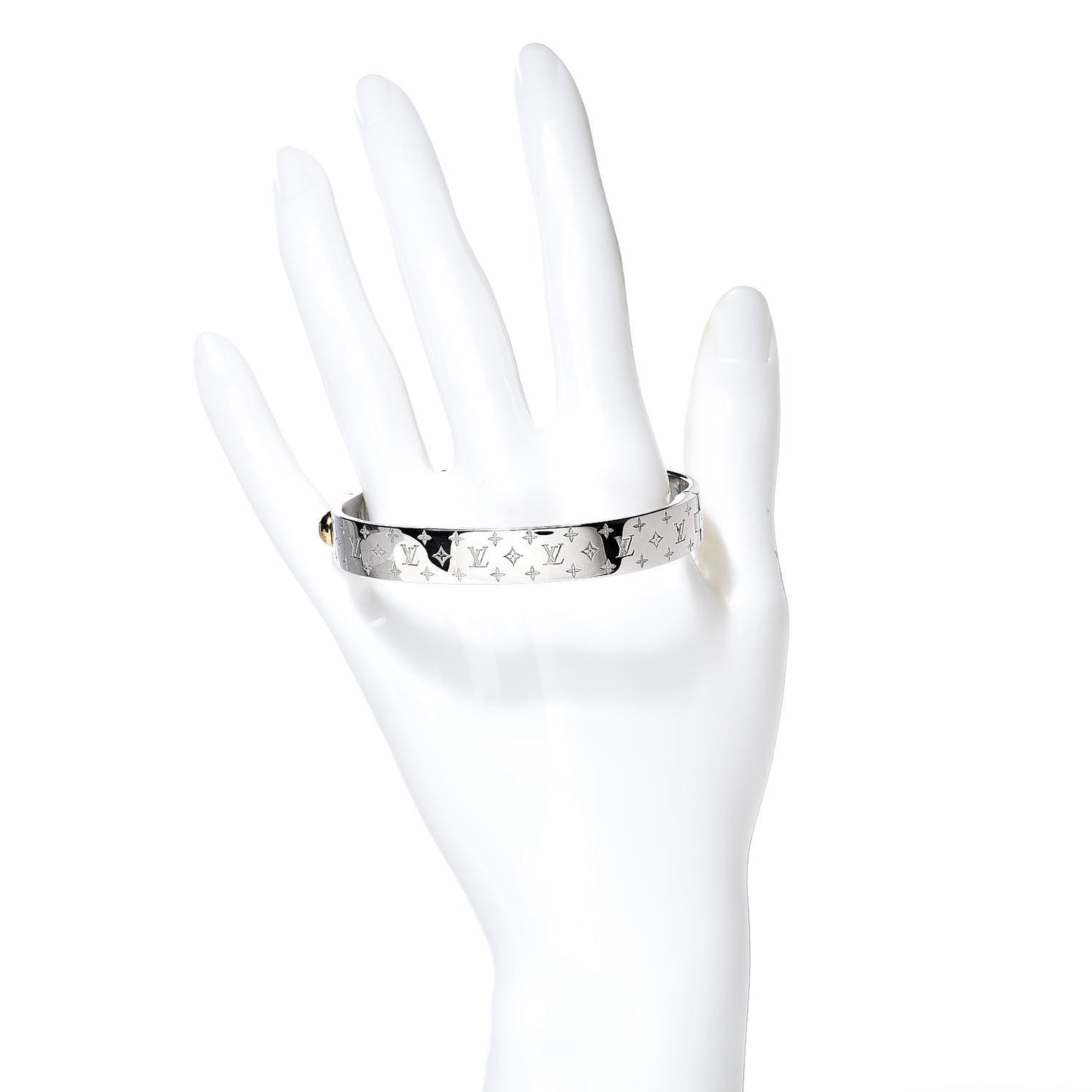 Palladium Monogram Nanogram Cuff M