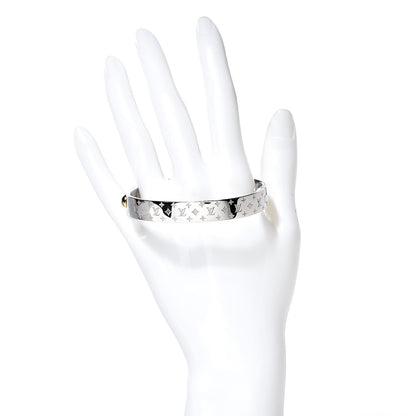 Louis Vuitton Palladium Monogram Nanogram Cuff M 2 of 7