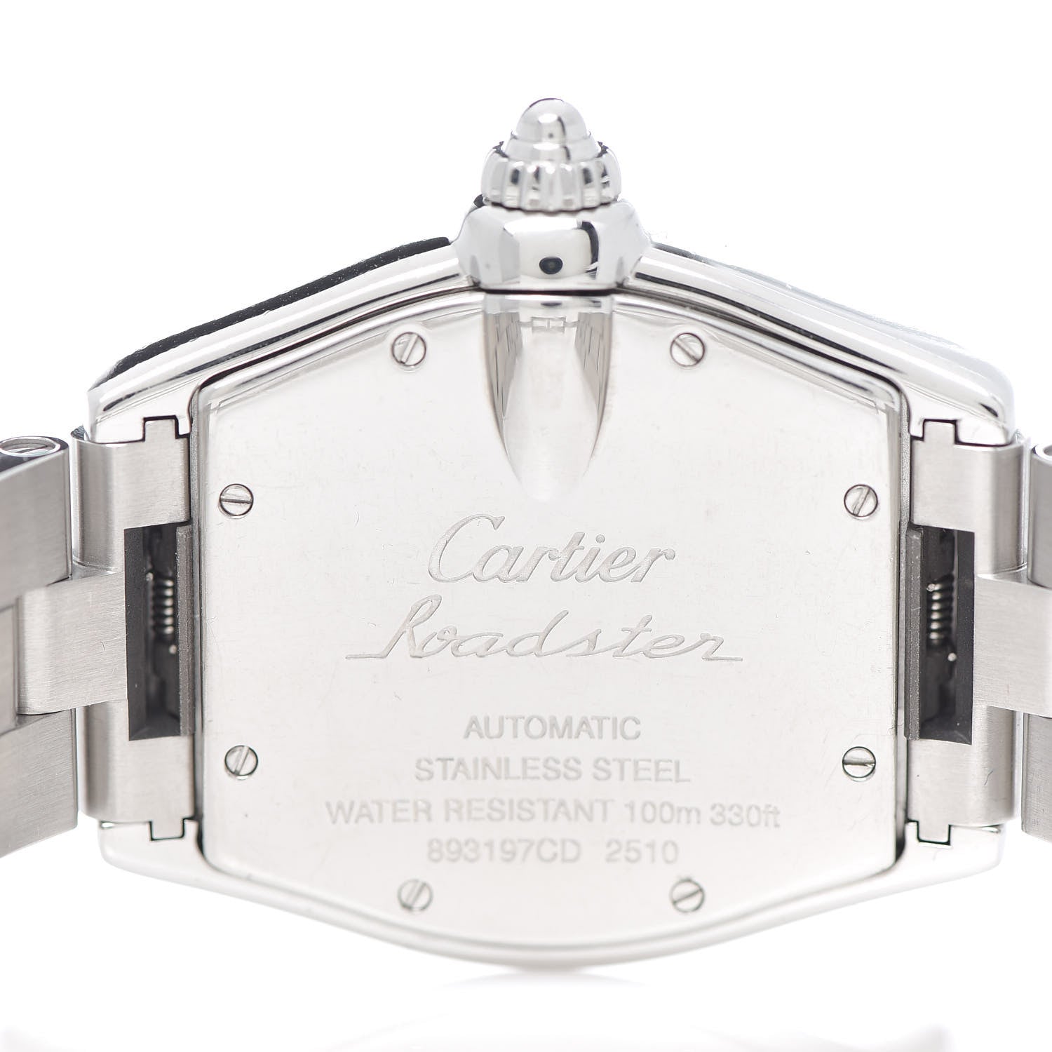 Cartier Stainless Steel 37mm Roadster Automatic Watch 5 of 9