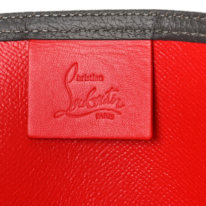 Christian Louboutin Calfskin Spikes East West Cabata Tote Charbon 7 of 9