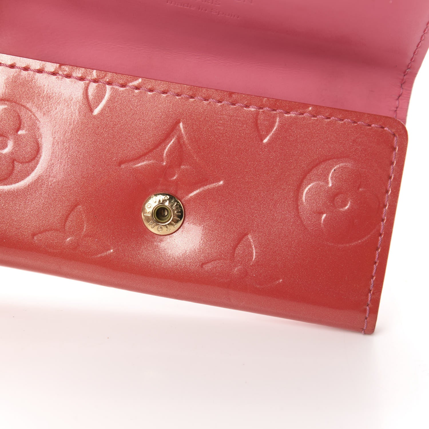 Louis Vuitton Vernis Multicles 4 Key Holder Framboise 10 of 10