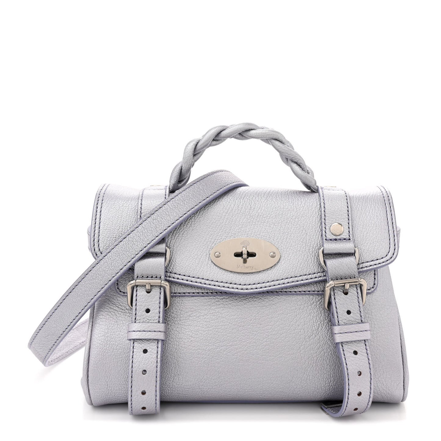 Metallic Calfskin Mini Alexa Lilac