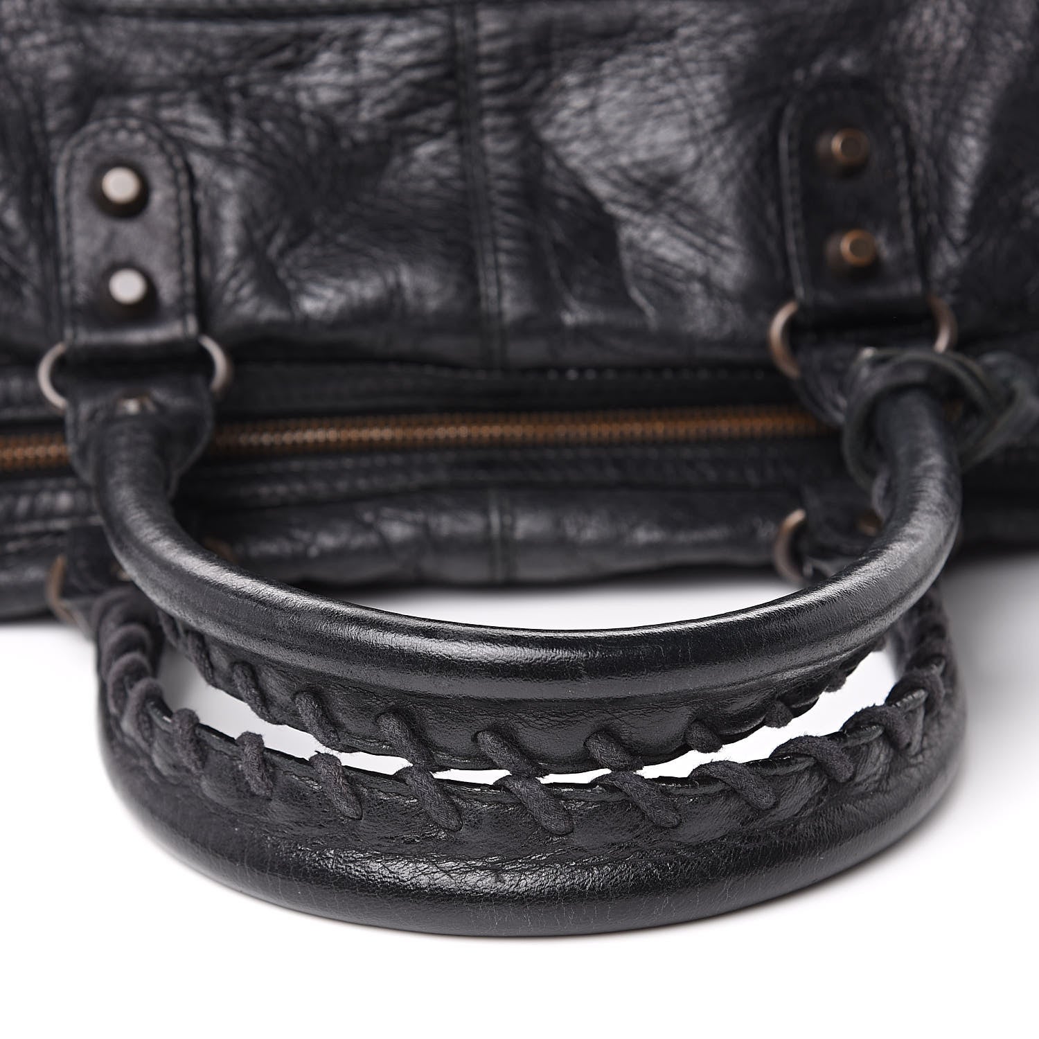 Balenciaga Agneau Classic Hardware Maxi Twiggy Black 8 of 10
