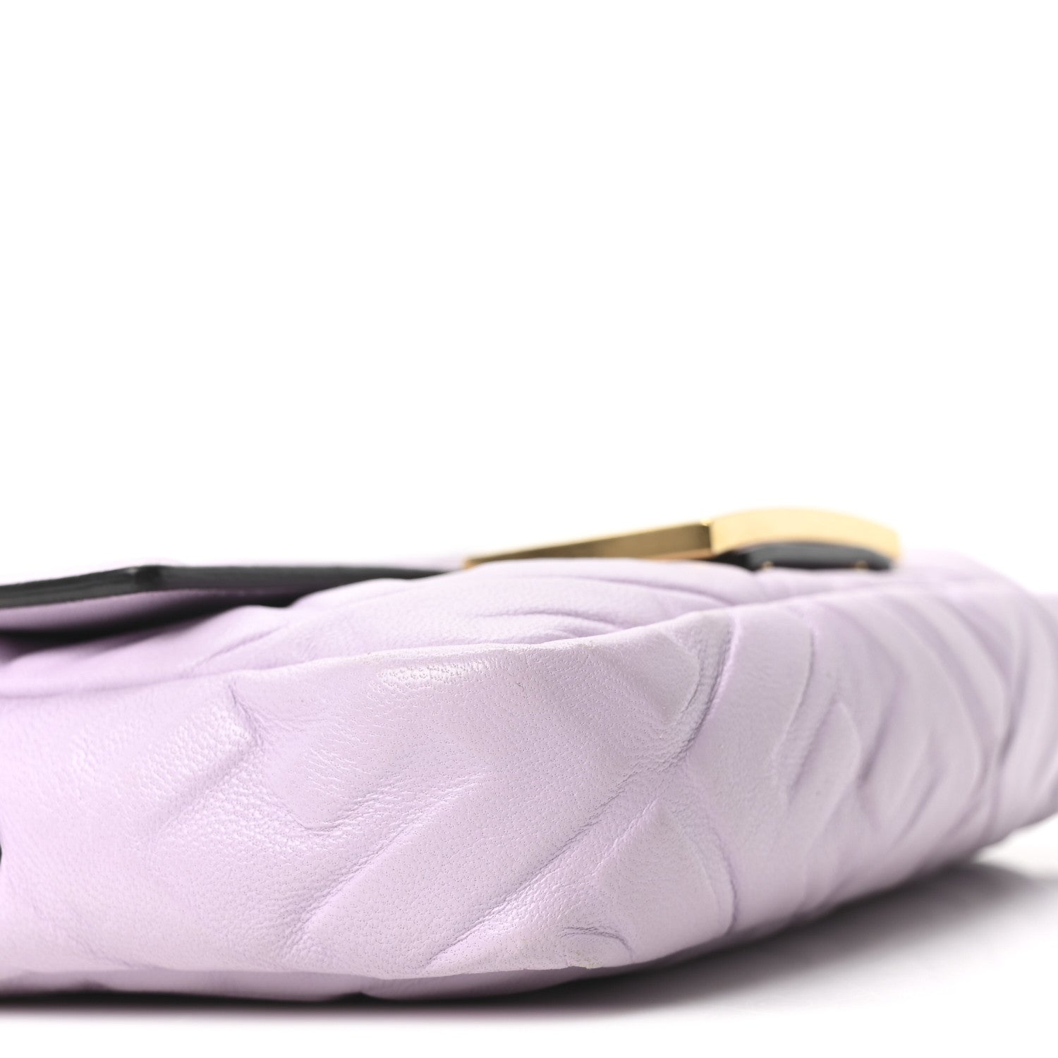Fendi Nappa FF 1974 Embossed Mini Baguette Anemone 9 of 10