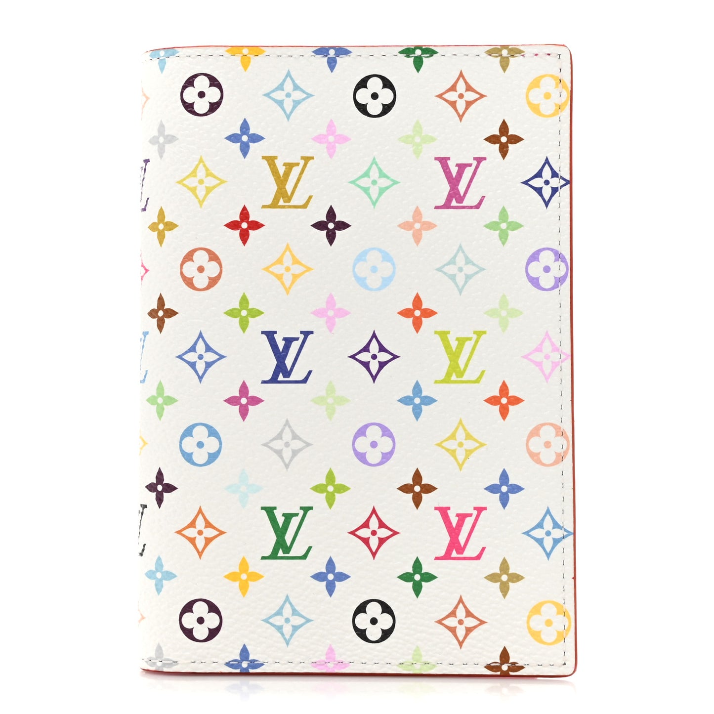 LV X TM Monogram Multicolor Passport Cover White