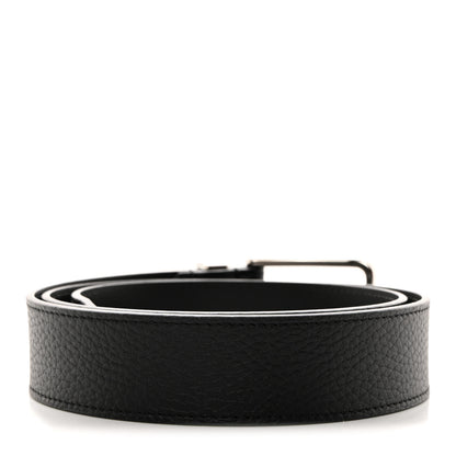 Louis Vuitton Taurillon 35mm Pont Neuf Belt 90 36 Black 2 of 8