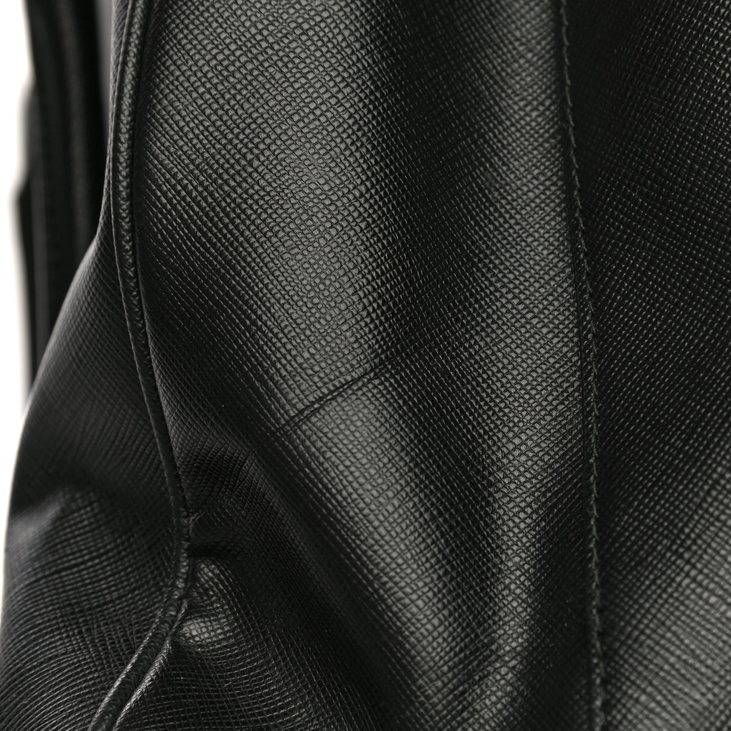 Saffiano Large Galleria Double Zip Tote Black