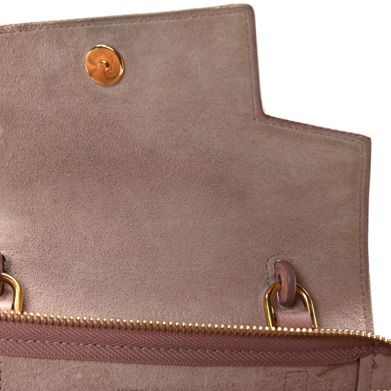 Celine Grained Calfskin Nano Belt Bag Vintage Pink 13 of 14