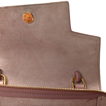 Celine Grained Calfskin Nano Belt Bag Vintage Pink 13 of 14