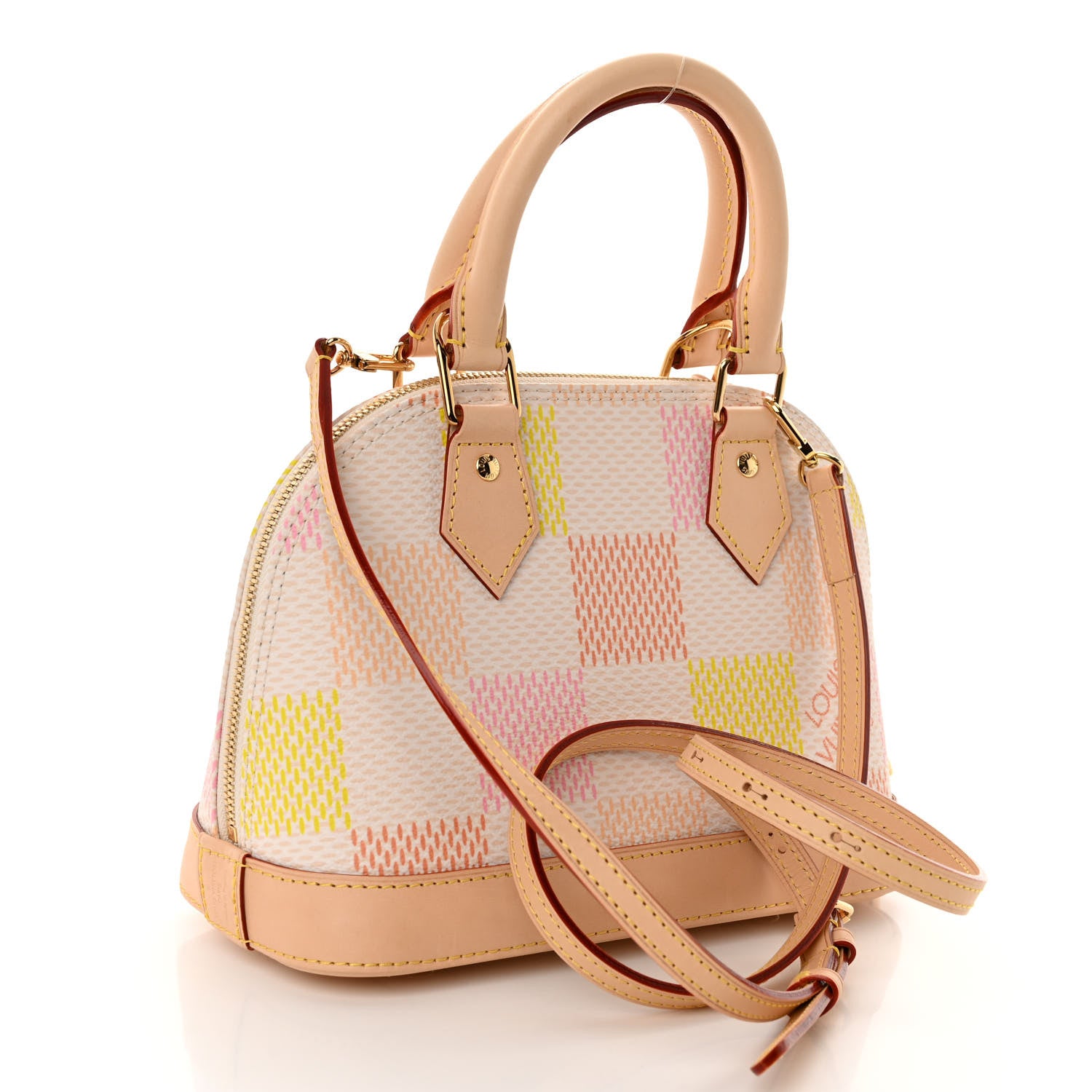 Louis Vuitton Damierlicious Alma BB Rose Peach 3 of 9