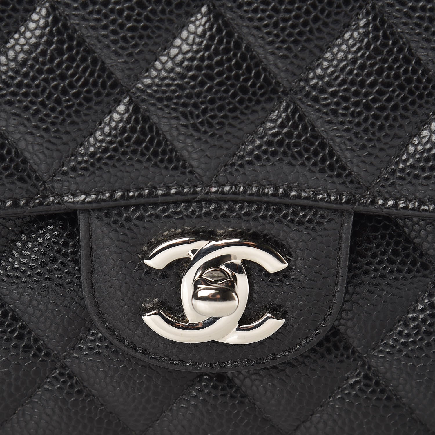 Chanel Caviar Quilted Small Double Flap Black 8 of 13