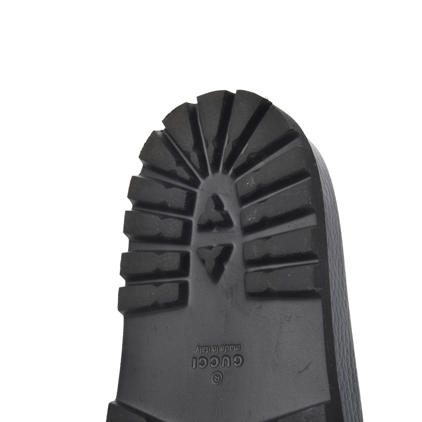 Rubber Web Mens Lug Sole Slide Sandals 9 Black Green Red
