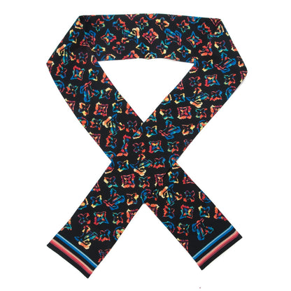 Louis Vuitton Silk Monogram Rainbow Bandeau Black 1 of 4