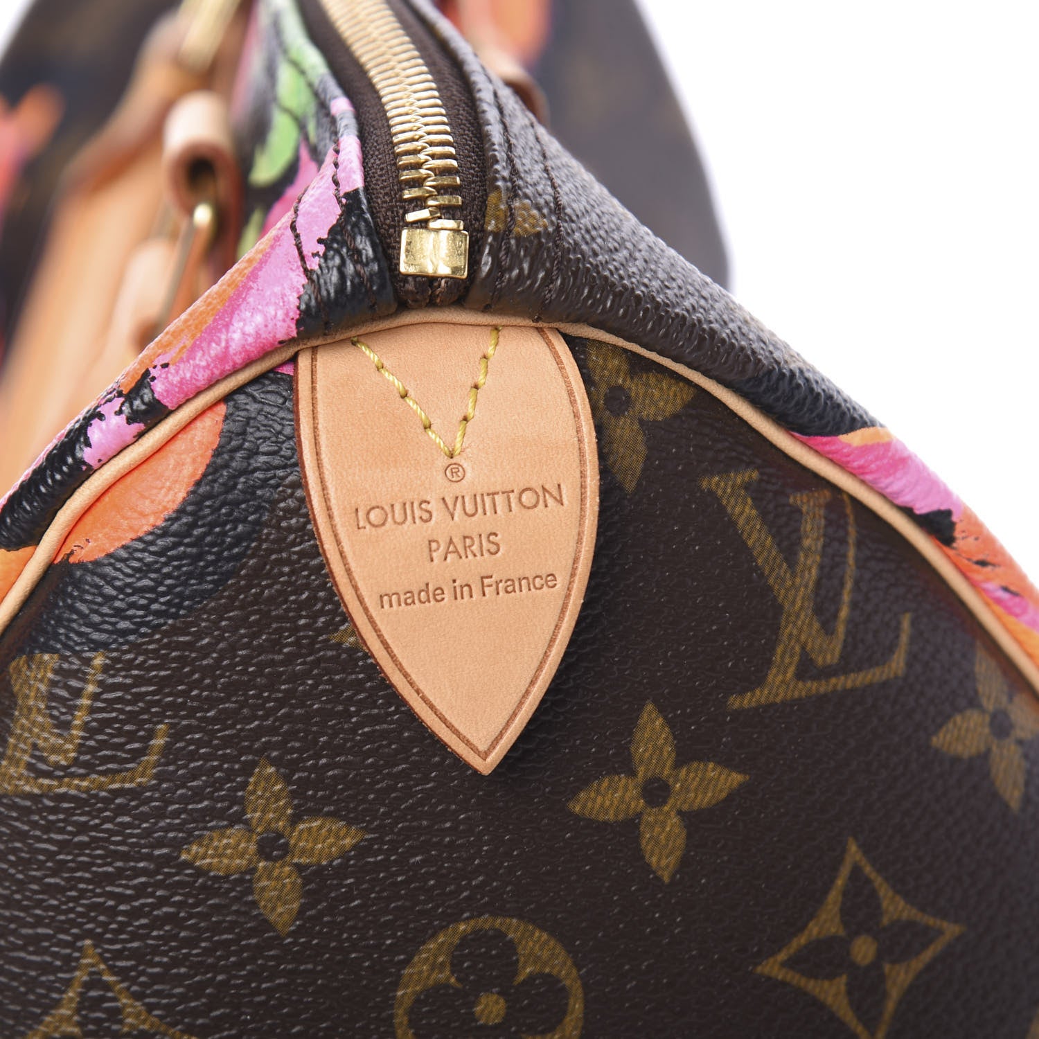 Louis Vuitton Monogram Roses Speedy 30 6 of 10