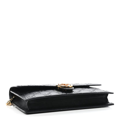 Gucci Guccissima Icon Chain Wallet Black 4 of 8