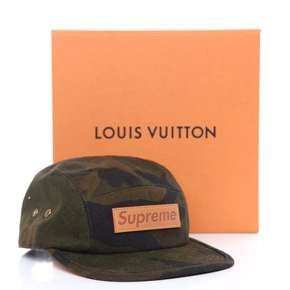 Louis Vuitton X SUPREME Monogram 5 Panels Camouflage Baseball Cap 7 of 7