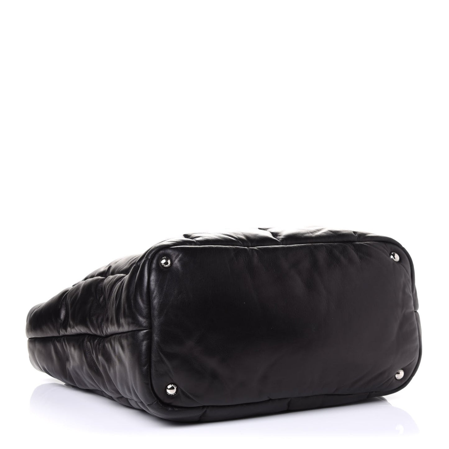 Nappa Bomber North South Tote Black