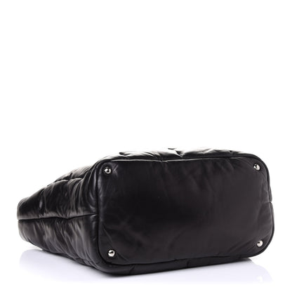 Prada Nappa Bomber North South Tote Black 3 of 4