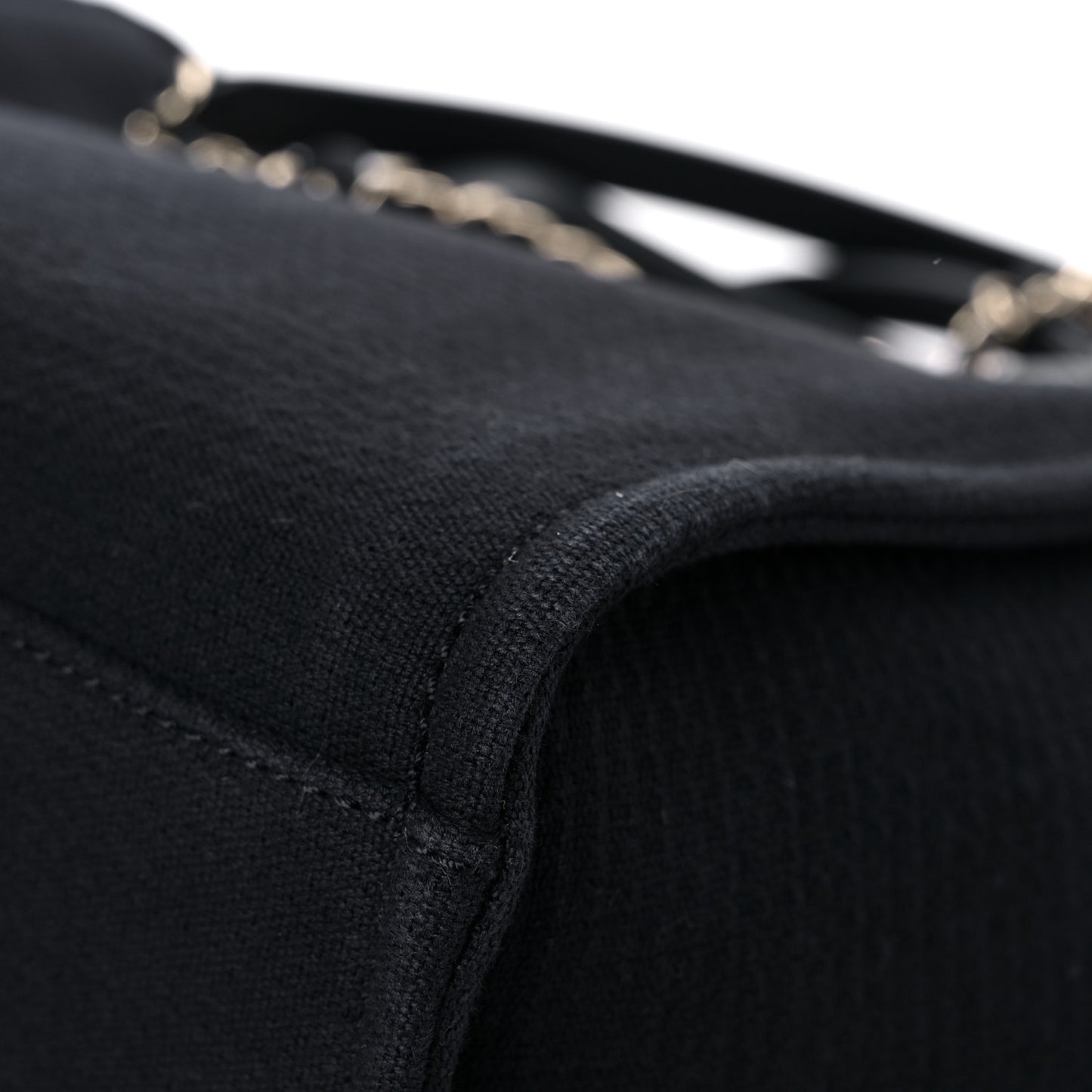 Mixed Fibers Small Deauville Tote Black