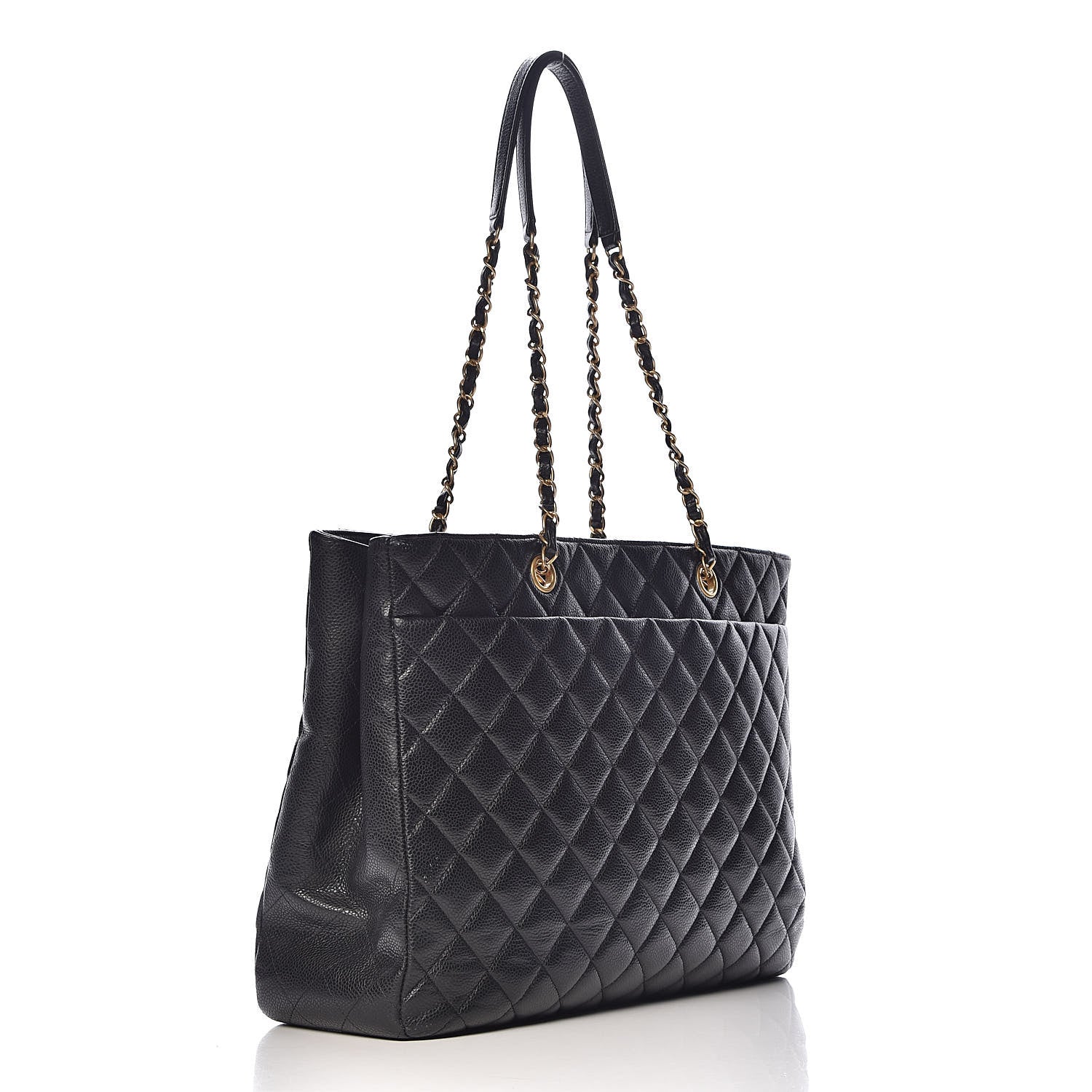 Chanel Caviar Quilted Large Shopping Tote Black 3 of 16