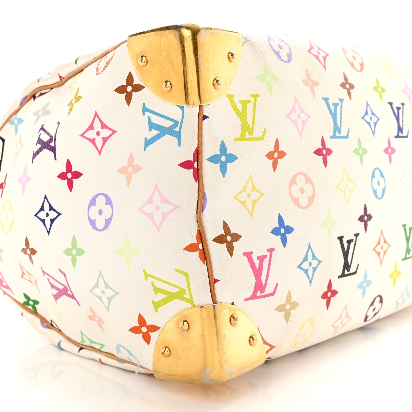LOUIS VUITTON Monogram Multicolor Speedy 30 White