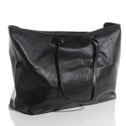 Saint Laurent Leather Large Neo Reversible Tote Black Bronze 3 of 7