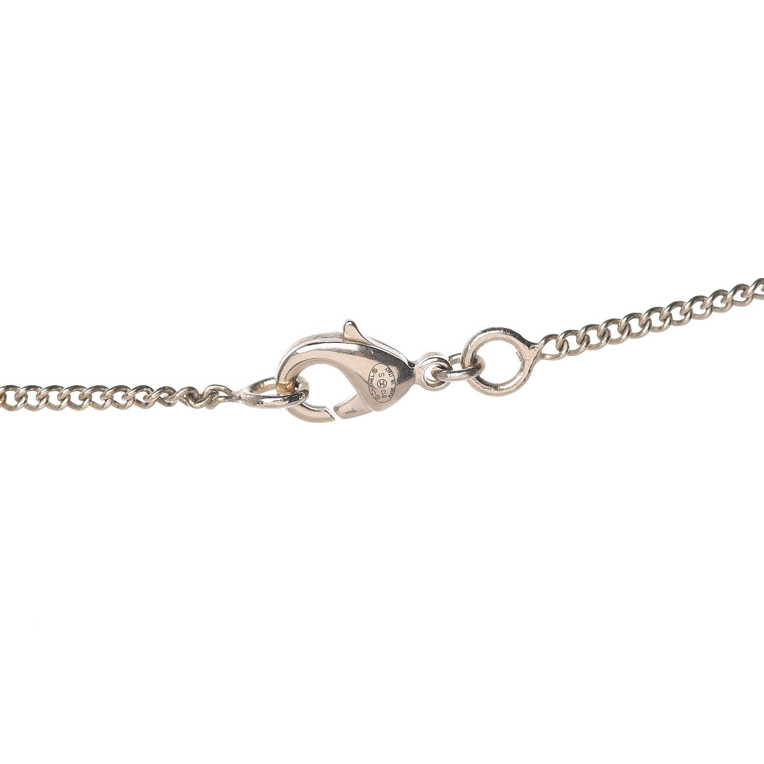 Chanel Pearl CC Drop Necklace Gold 5 of 5
