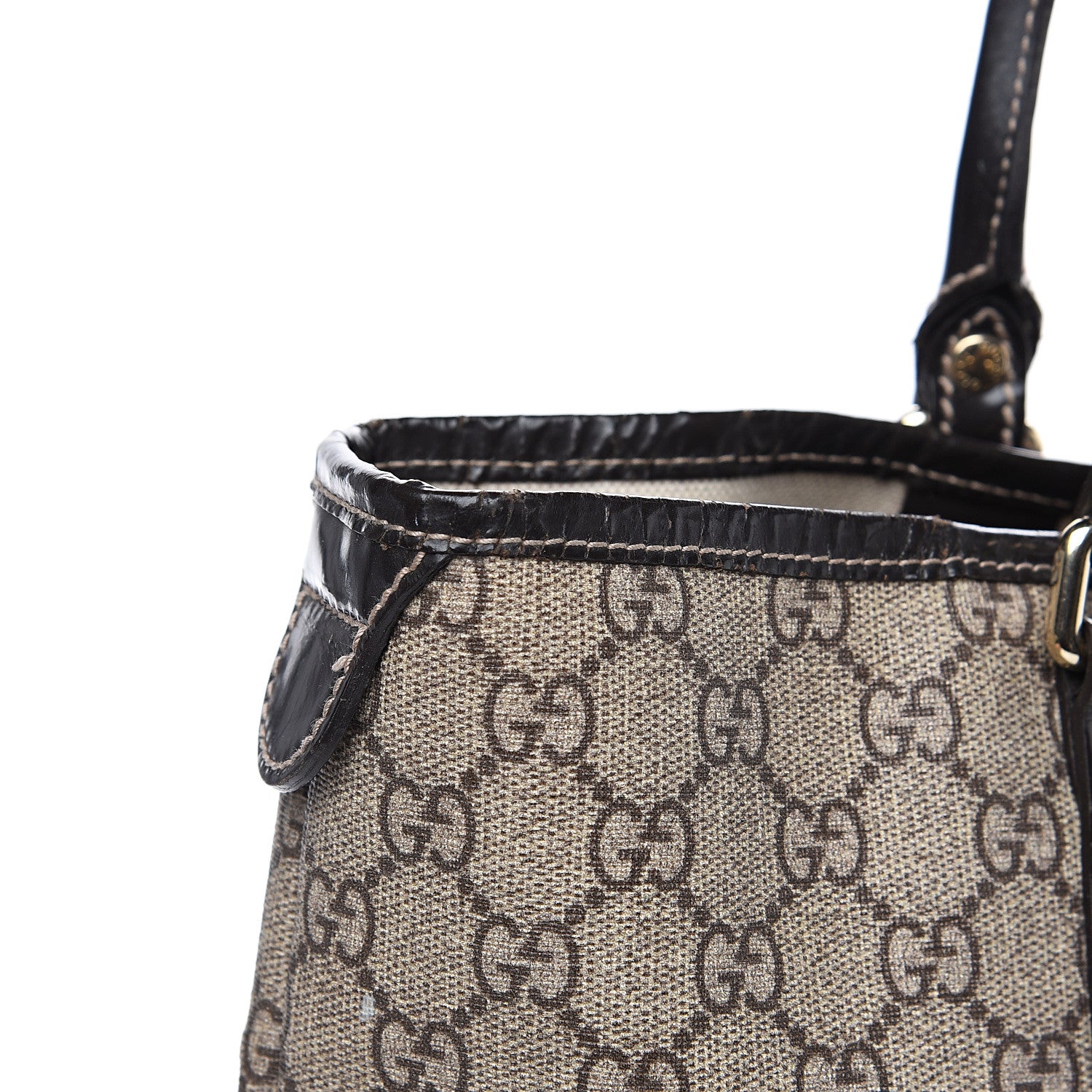 Gucci GG Plus Monogram Tattoo Heart Medium Joy Tote Dark Brown 11 of 16