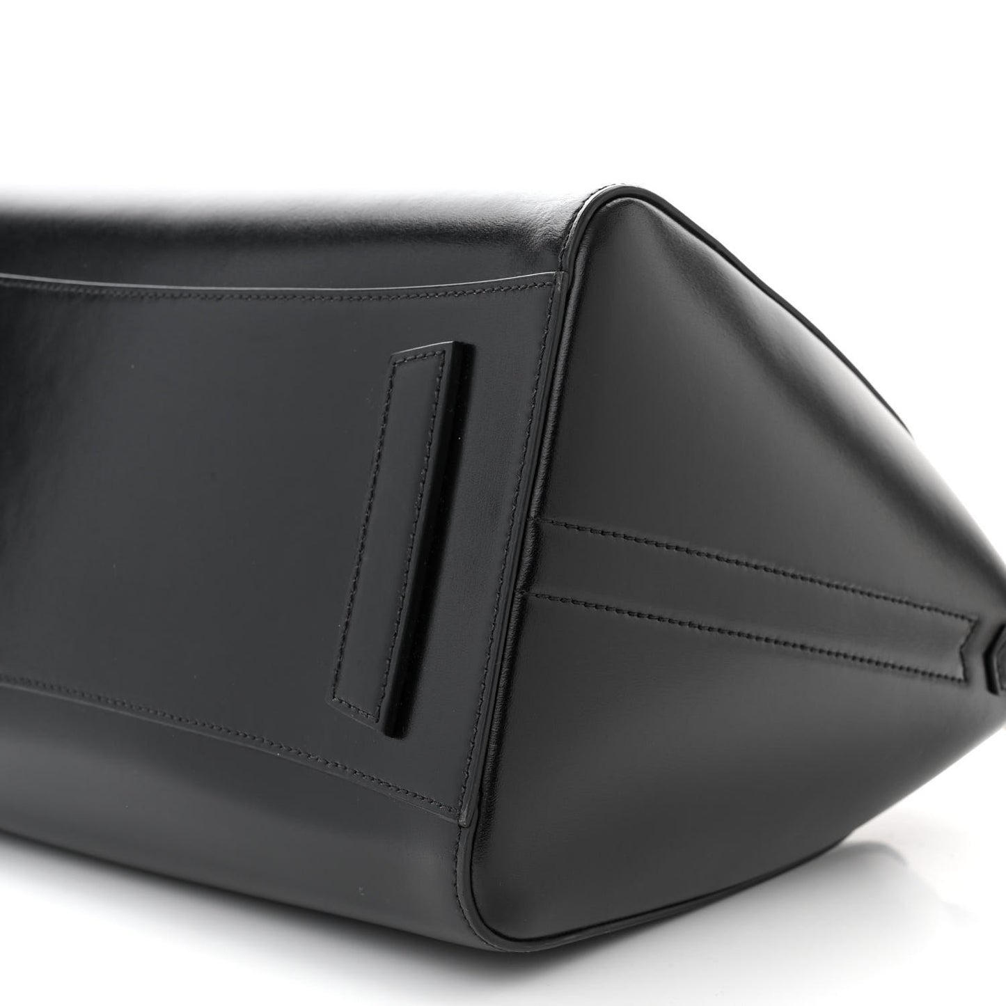 Shiny Lord Calfskin Medium Antigona Black