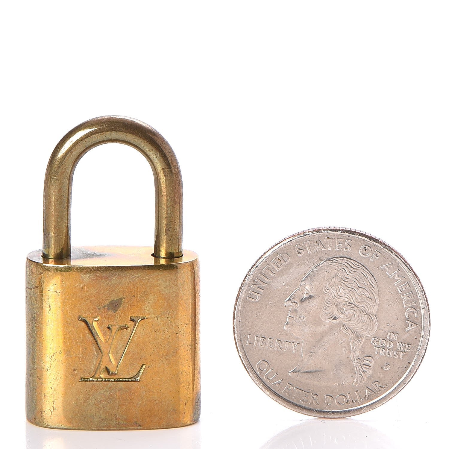 Louis Vuitton Brass Lock and Key Set #343 2 of 3