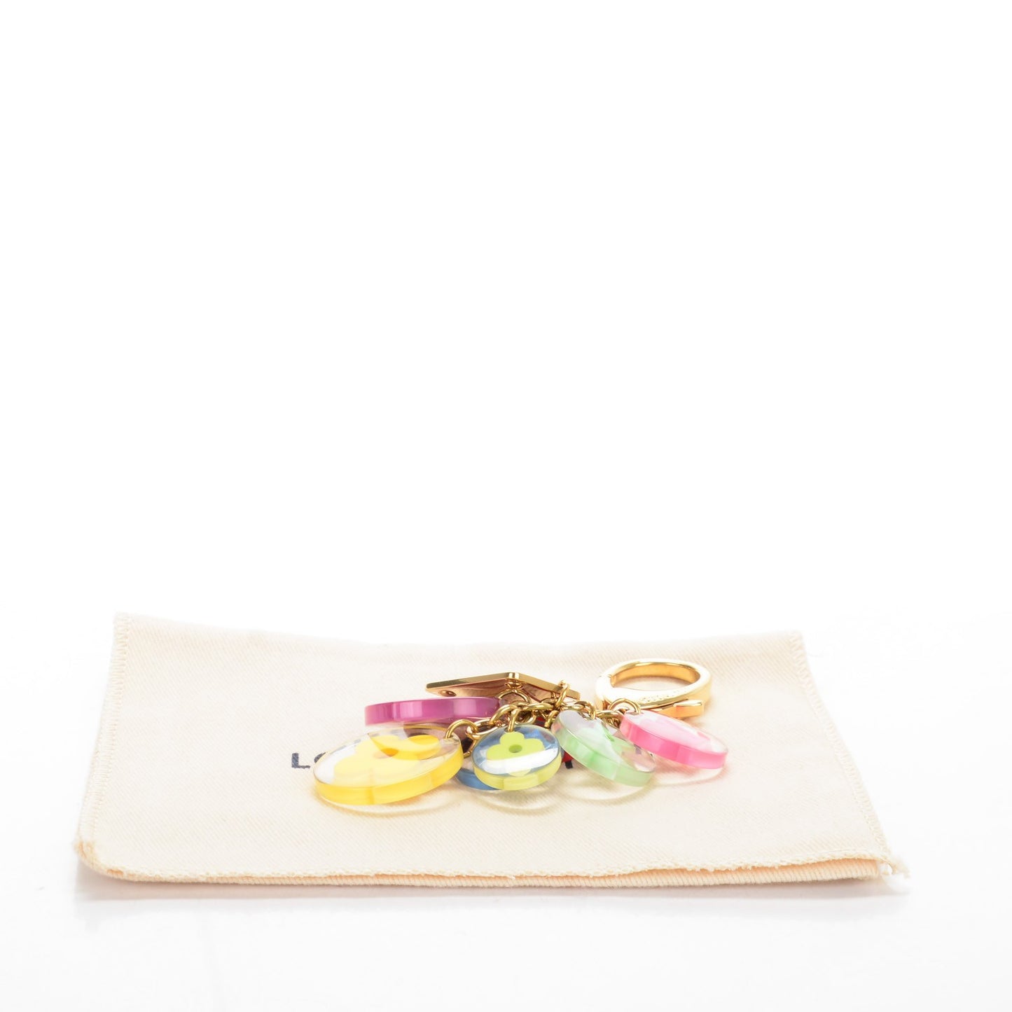 Resin Candy Fleurs Bag Charm Multicolor