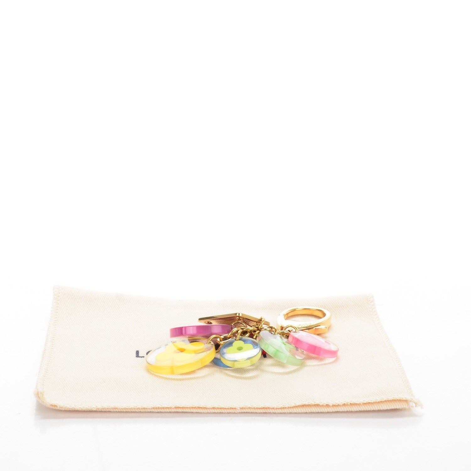 Louis Vuitton Resin Candy Fleurs Bag Charm Multicolor 5 of 5